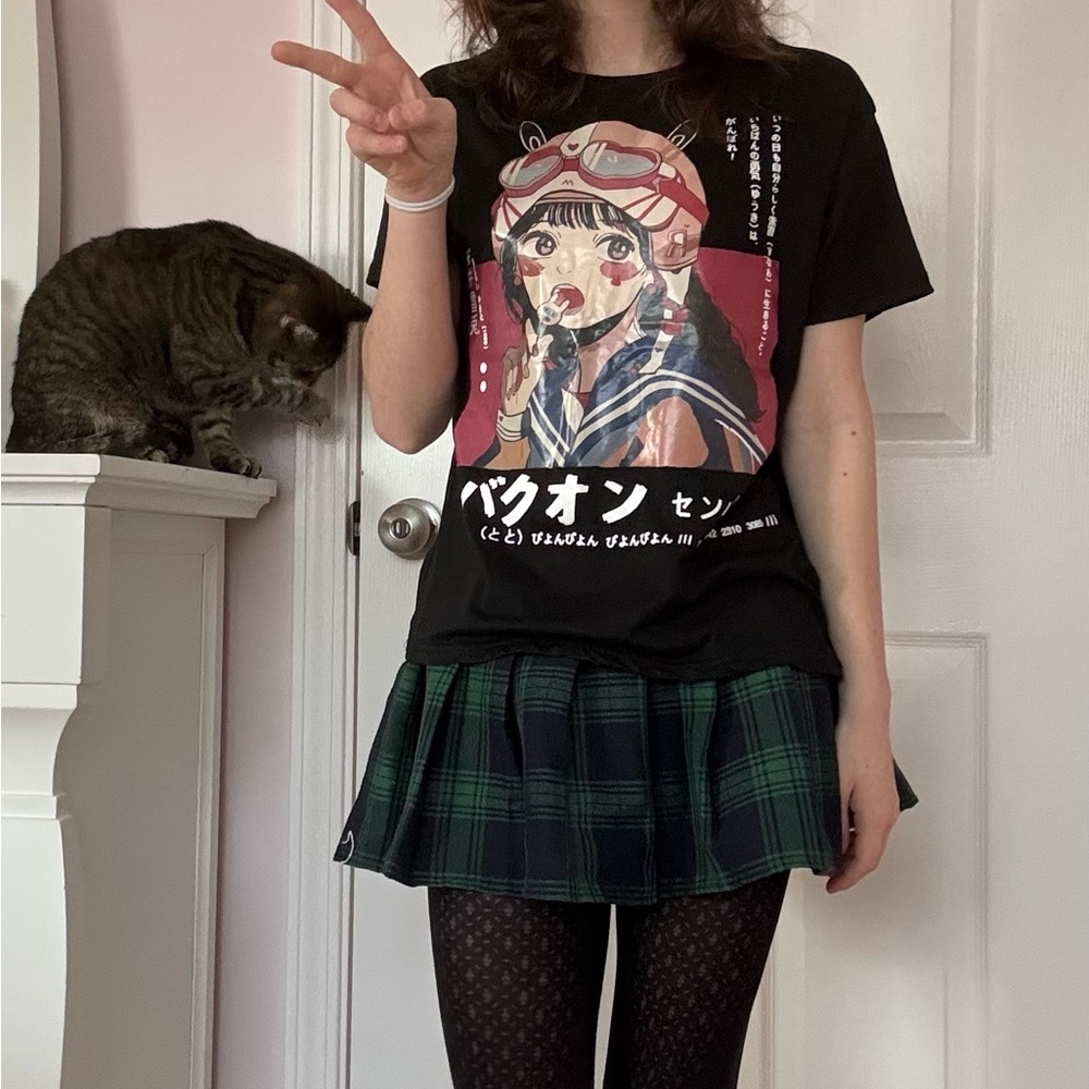 anime graphic tee